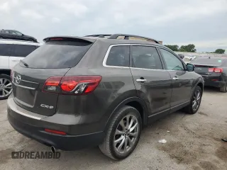 2015 Mazda CX-9 Grand Touring z VIN JM3TB2DA0F0468350, wystawiony jako Copart lot #61545095 z przebiegiem 154 050 mil mil oraz Szkoda całkowita • Salvage title. Historia ofert i sprzedaży dostępna na DreamBid. Obrazek 3.