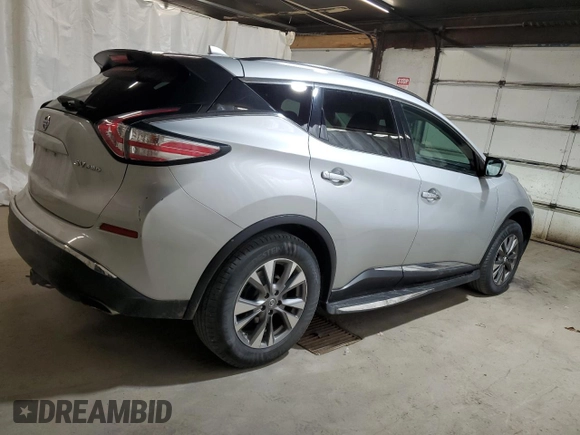 2018 Nissan Murano Platinum with VIN 5N1AZ2MH7JN132386, listed as a Copart auction lot 50158755 with 117,377 mi miles and Salvage Title. Bid and sale history available at DreamBid. Image 3.