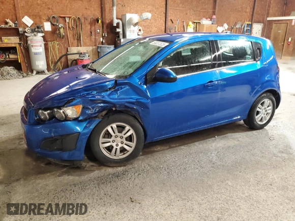 2016 Chevrolet Sonic LT z VIN 1G1JC6SG8G4161782, wystawiony jako Copart lot #59037525 z przebiegiem 59 007 mil mil oraz Szkoda całkowita • Salvage title. Historia ofert i sprzedaży dostępna na DreamBid. Obrazek 1.