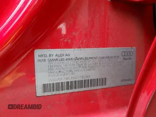 2009 Audi A4 Premium Plus с VIN WAUSF78K39A118280, выставлен на аукционе Copart как лот 61209945 с пробегом 132 949 миль миль и Списание • Salvage title. История ставок и продаж доступна на DreamBid. Изображение 12.
