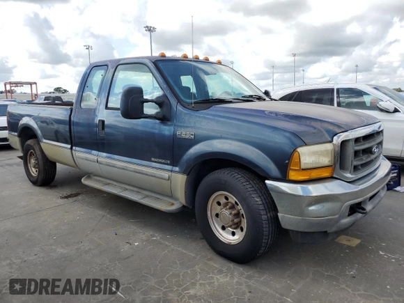 2001 Ford Super Duty F-250 XL with VIN 1FTNX20F51EB77679, listed as a Copart auction lot 73773254 with 90,026 mi miles and Non Repairable. Bid and sale history available at carsss.com. Image 4.