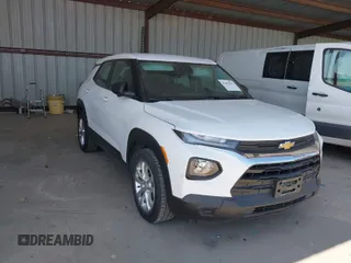 2022 Chevrolet TrailBlazer LS with VIN KL79MMS25NB103375, listed as a IAAI auction lot 41951017 with 101,133 mi miles. Bid and sale history available at carsss.com. Image 1.