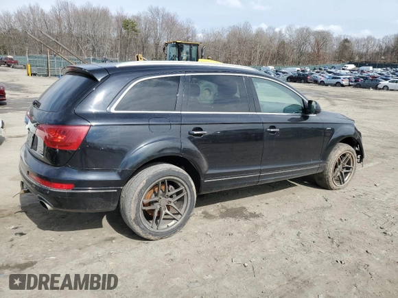 2013 Audi Q7 3.0L TDI Premium Plus with VIN WA1LMAFE8DD004221, listed as a Copart auction lot 50377595 with 0 mi miles and Clean Title. Bid and sale history available at carsss.com. Image 3.