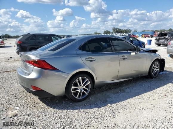 2019 Lexus IS with VIN JTHBA1D2XK5092097, listed as a Copart auction lot 42855155 with 50,292 mi miles and Non Repairable. Bid and sale history available at carsss.com. Image 3.