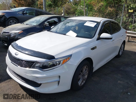 2016 Kia Optima LX with VIN KNAGT4L37G5074853, listed as a IAAI auction lot 41950918 with 151,111 mi miles. Bid and sale history available at carsss.com. Image 17.