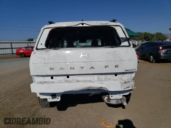 2024 Hyundai Santa Fe Hybrid SEL with VIN 5NMP2DG19RH003281, listed as a Copart auction lot 73176264 with 7,241 mi miles and Salvage Title. Bid and sale history available at carsss.com. Image 6.