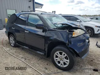 2004 Acura MDX Touring Pkg w/Navigation with VIN 2HNYD18824H522423, listed as a Copart auction lot 37157884 with 0 mi miles and Non Repairable. Bid and sale history available at carsss.com. Image 4.