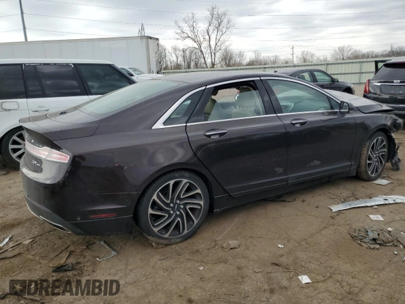 2020 Lincoln MKZ Reserve with VIN 3LN6L5F95LR609041, listed as a Copart auction lot 53753615 with 53,131 mi miles and Salvage Title. Bid and sale history available at DreamBid. Image 3.
