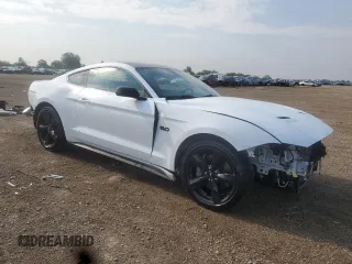 2023 Ford Mustang GT with VIN 1FA6P8CF7P5307172, listed as a Copart auction lot 59307055 with 26,166 mi miles and Salvage title. Bid and sale history available at DreamBid. Image 4.