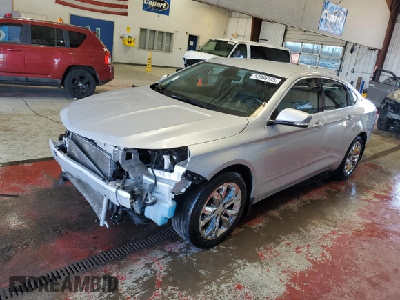 2017 Chevrolet Impala LT with VIN 2G1105S33H9159436, listed as a Copart auction lot 53966185 with 172,784 mi miles and Salvage Title. Bid and sale history available at DreamBid. Image 1.