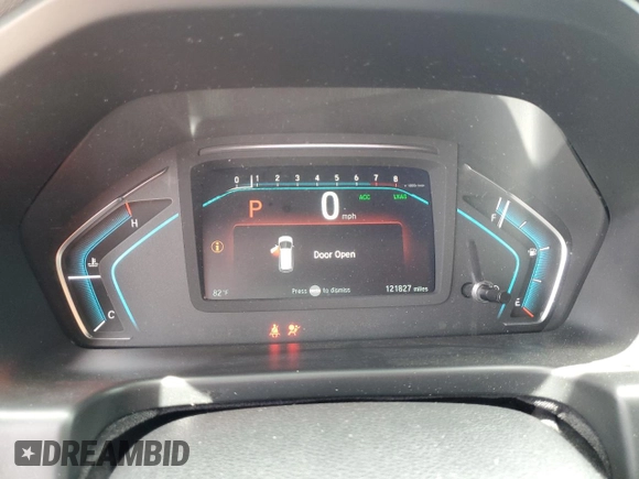 2018 Honda Odyssey EX with VIN 5FNRL6H5XJB017330, listed as a Copart auction lot 63470395 with 121,827 mi miles and Salvage title. Bid and sale history available at DreamBid. Image 9.