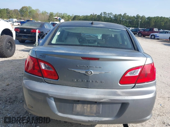 2010 Chrysler Sebring Touring with VIN 1C3CC4FB6AN123766, listed as a IAAI auction lot 41924734 with 183,279 mi miles. Bid and sale history available at carsss.com. Image 15.