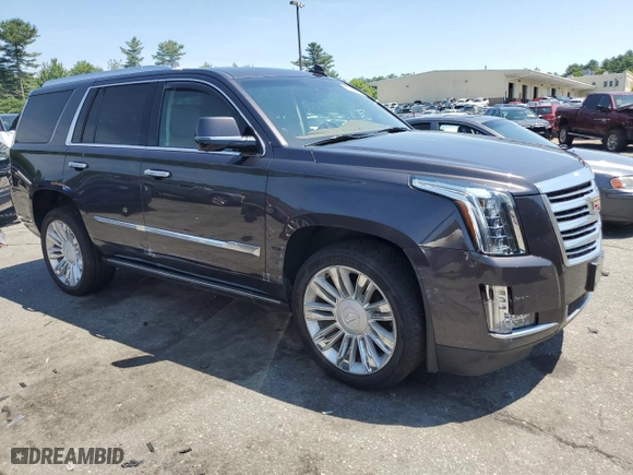 2016 Cadillac Escalade Platinum with VIN 1GYS4DKJ4GR322036, listed as a Copart auction lot 62537494 with 105,138 mi miles and Salvage Title. Bid and sale history available at carsss.com. Image 4.
