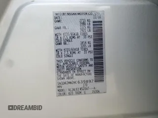 2017 Nissan Pathfinder SV z VIN 5N1DR2MN2HC639897, wystawiony jako Copart lot #52294365 z przebiegiem 168 435 mil mil oraz Szkoda całkowita • Salvage title. Historia ofert i sprzedaży dostępna na DreamBid. Obrazek 16.