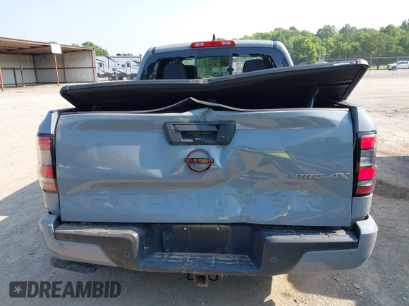2023 Nissan Frontier SV with VIN 1N6ED1EK4PN622489, listed as a IAAI auction lot 42400562 with 25,595 mi miles and . Bid and sale history available at DreamBid. Image 16.