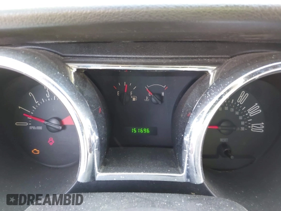 2005 Ford Mustang Deluxe with VIN 1ZVFT80N255136181, listed as a IAAI auction lot 42096578 with 151,696 mi miles and . Bid and sale history available at DreamBid. Image 7.