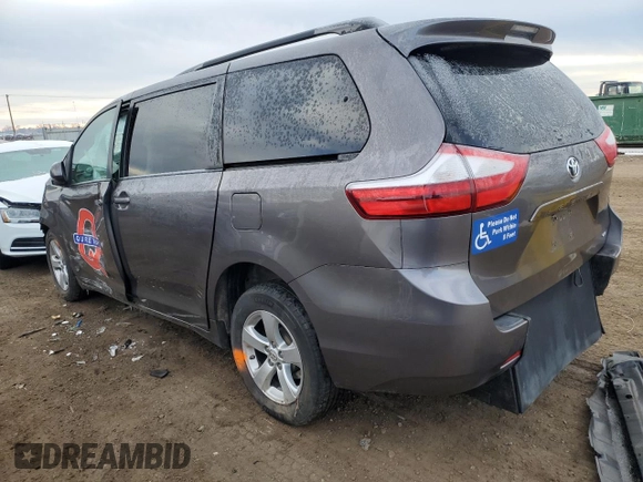 2015 Toyota Sienna LE AAS with VIN 5TDKK3DC7FS600755, listed as a Copart auction lot 45329985 with 228,301 mi miles and Salvage Title. Bid and sale history available at carsss.com. Image 2.