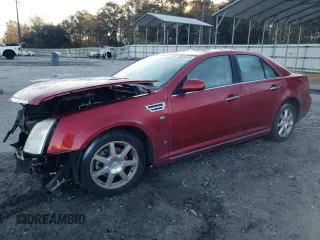 2008 Cadillac STS RWD w/1SB with VIN 1G6DW67V180132378, listed as a Copart auction lot 88519115 with 107,125 mi miles and Salvage Title. Bid and sale history available at carsss.com. Image 1.