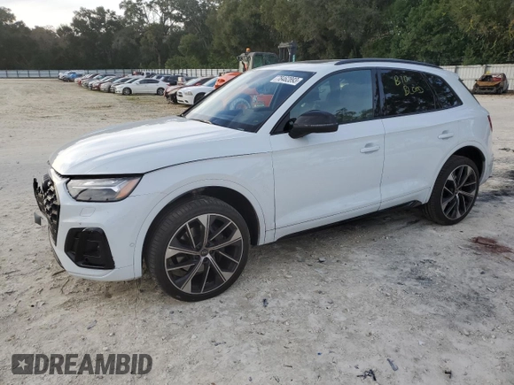 2022 Audi SQ5 Prestige with VIN WA1C4AFY5N2076968, listed as a Copart auction lot 78462893 with 20,920 mi miles. Bid and sale history available at carsss.com. Image 1.