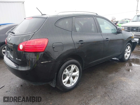 2009 Nissan Rogue SL with VIN JN8AS58V49W183493, listed as a IAAI auction lot 41060843 with 193,184 mi miles. Bid and sale history available at carsss.com. Image 4.