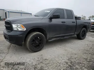 2018 Ram 1500 Express with VIN 1C6RR7FG1JS345576, listed as a Copart auction lot 43987175 with 115,966 mi miles and Salvage title. Bid and sale history available at DreamBid. Image 1.