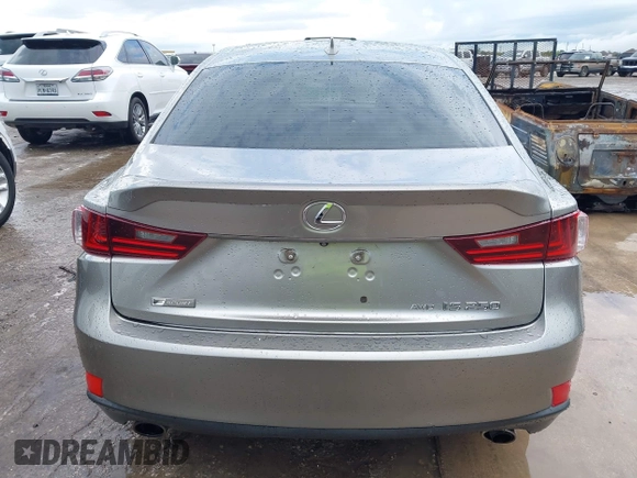 2015 Lexus IS 250 with VIN JTHCF1D28F5022738, listed as a IAAI auction lot 42487636 with 104,789 mi miles and . Bid and sale history available at DreamBid. Image 16.