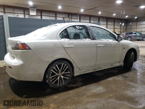 2017 Mitsubishi Lancer ES with VIN JA32V2FWXHU000849, listed as a Copart auction lot 41998385 with 124,069 mi miles and Salvage Title. Bid and sale history available at carsss.com. Image 3.