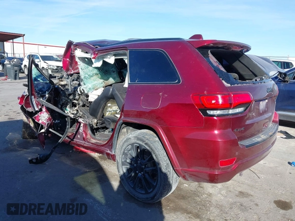 2017 Jeep Grand Cherokee Laredo with VIN 1C4RJFAG9HC910338, listed as a IAAI auction lot 41201929 with 1 mi miles. Bid and sale history available at carsss.com. Image 3.