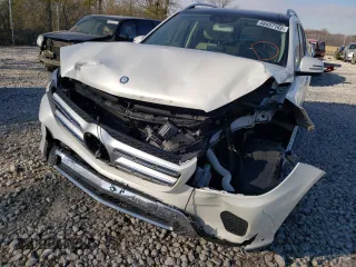 2017 Mercedes-Benz GLS with VIN 4JGDF6EE3HA876067, listed as a Copart auction lot 66457162 with 76,845 mi miles. Bid and sale history available at carsss.com. Image 9.