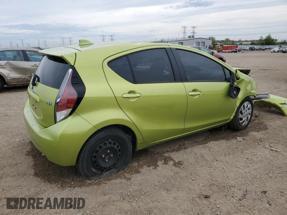 2015 Toyota Prius One z VIN JTDKDTB32F1103011, wystawiony jako Copart lot #57503755 z przebiegiem Nie podano mil oraz Szkoda całkowita • Salvage title. Historia ofert i sprzedaży dostępna na DreamBid. Obrazek 3.