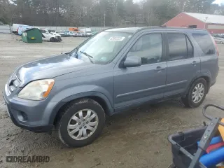 2006 Honda CR-V EX SE with VIN JHLRD78916C003281, listed as a Copart auction lot 52002325 with 35,303 mi miles and Clean Title. Bid and sale history available at carsss.com. Image 1.