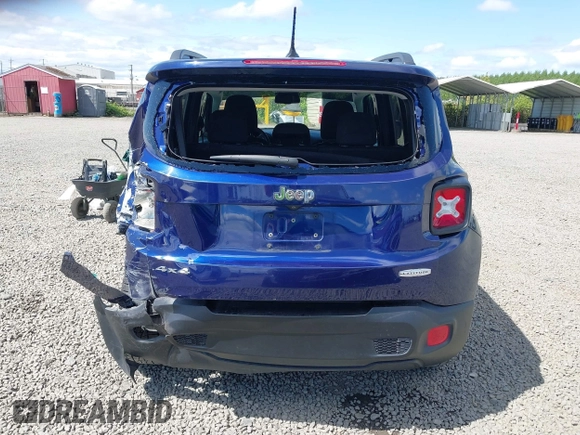 2017 Jeep Renegade Latitude with VIN ZACCJBBBXHPF90329, listed as a IAAI auction lot 42174291 with 72,295 mi miles and . Bid and sale history available at DreamBid. Image 16.