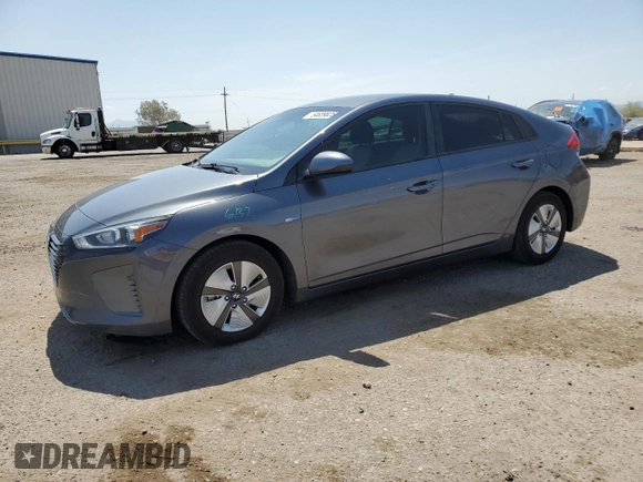 2019 Hyundai Ioniq Blue with VIN KMHC65LC5KU145024, listed as a Copart auction lot 64689825 with 91,418 mi miles and Salvage title. Bid and sale history available at DreamBid. Image 1.