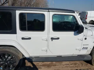 2023 Jeep Wrangler 4xe Sahara with VIN 1C4JJXP61PW553364, listed as a IAAI auction lot 41747111 with 22,127 mi miles. Bid and sale history available at carsss.com. Image 13.