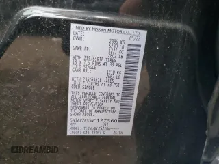 2022 Nissan Murano SV z VIN 5N1AZ2BS5NC127560, wystawiony jako Copart lot #60216845 z przebiegiem 60 994 mil mil oraz Czysty tytuł • Clean title. Historia ofert i sprzedaży dostępna na DreamBid. Obrazek 12.