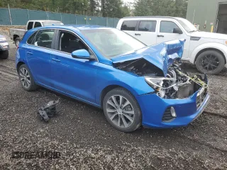 2018 Hyundai Elantra GT with VIN KMHH35LE4JU034043, listed as a Copart auction lot 79347134 with 0 mi miles and Salvage Title. Bid and sale history available at carsss.com. Image 4.