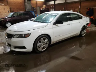 2015 Chevrolet Impala LS z VIN 1G11X5SL9FU121673, wystawiony jako Copart lot #56112425 z przebiegiem 119 585 mil mil oraz Szkoda całkowita • Salvage title. Historia ofert i sprzedaży dostępna na DreamBid. Obrazek 1.