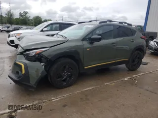 2024 Subaru Crosstrek Special Sports с VIN 4S4GUHF6XR3807422, выставлен на аукционе Copart как лот 56525135 с пробегом 8 370 миль миль и Списание • Salvage title. История ставок и продаж доступна на DreamBid. Изображение 1.
