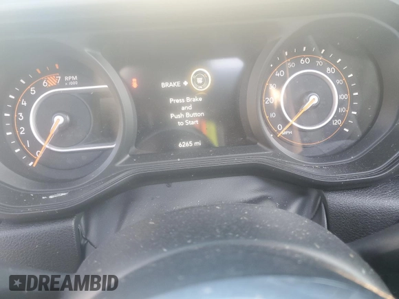 2025 Jeep Wrangler Sahara with VIN 1C4PJXENXSW500496, listed as a Copart auction lot 41934515 with 6,265 mi miles and Salvage Title. Bid and sale history available at DreamBid. Image 9.