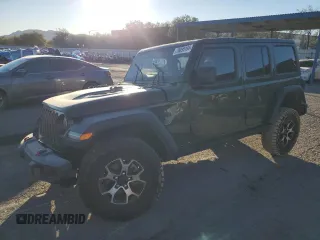 2021 Jeep Wrangler Unlimited Rubicon with VIN 1C4HJXFN9MW584171, listed as a Copart auction lot 78895184 with Not Provided miles and Salvage Title. Bid and sale history available at DreamBid. Image 1.