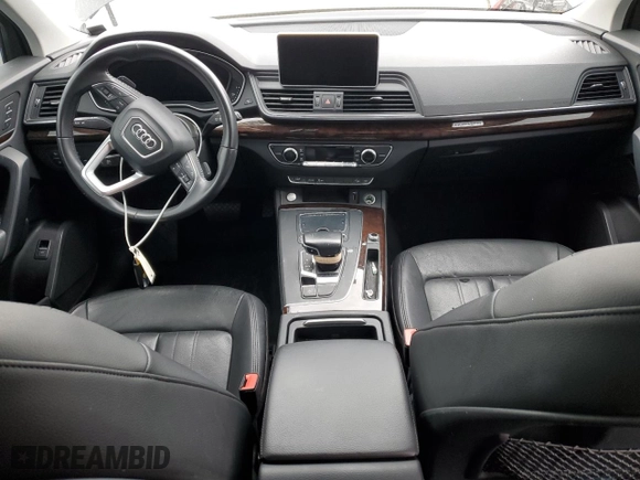 2018 Audi Q5 Premium with VIN WA1ANAFY1J2203987, listed as a Copart auction lot 50774035 with 57,424 mi miles and Salvage Title. Bid and sale history available at carsss.com. Image 8.