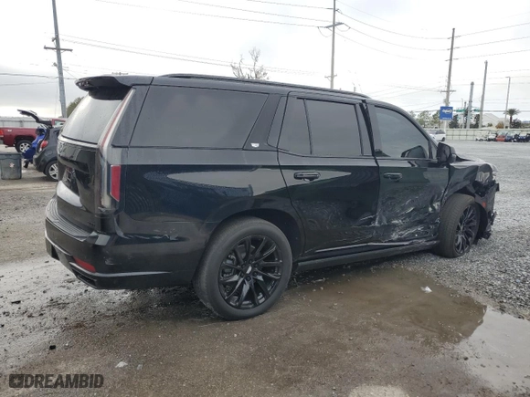 2022 Cadillac Escalade Sport Platinum with VIN 1GYS4GKL5NR304077, listed as a Copart auction lot 86529834 with 41,887 mi miles and Salvage Title. Bid and sale history available at carsss.com. Image 3.