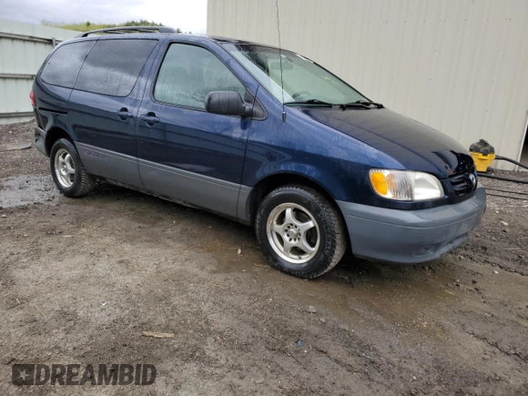 2003 Toyota Sienna CE with VIN 4T3ZF19C73U552152, listed as a Copart auction lot 84008434 with 150,744 mi miles and Non Repairable. Bid and sale history available at carsss.com. Image 4.