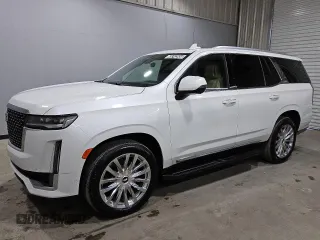 2023 Cadillac Escalade 4WD Premium Luxury z VIN 1GYS4BKL3PR323412, wystawiony jako Copart lot #49742655 z przebiegiem 42 761 mil mil oraz Tytuł czysty. Historia ofert i sprzedaży dostępna na DreamBid. Obrazek 1.