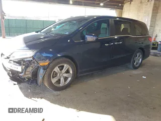 2019 Honda Odyssey EX-L z VIN 5FNRL6H74KB126773, wystawiony jako IAAI lot #41800523 z przebiegiem 46 982 mil mil oraz . Historia ofert i sprzedaży dostępna na DreamBid. Obrazek 2.