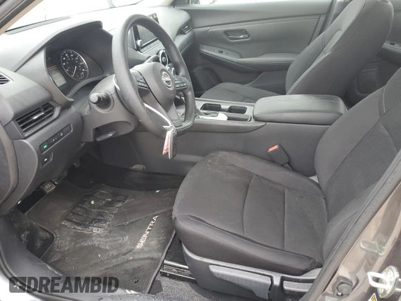 2025 Nissan Sentra S with VIN 3N1AB8BV5SY270147, listed as a Copart auction lot 51860955 with 1,440 mi miles and Salvage Title. Bid and sale history available at DreamBid. Image 7.