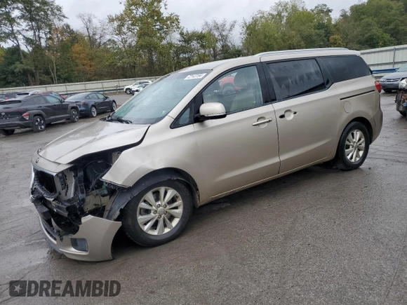 2017 Kia Sedona LX with VIN KNDMB5C1XH6249380, listed as a Copart auction lot 72143194 with 159,918 mi miles and Salvage Title. Bid and sale history available at DreamBid. Image 1.