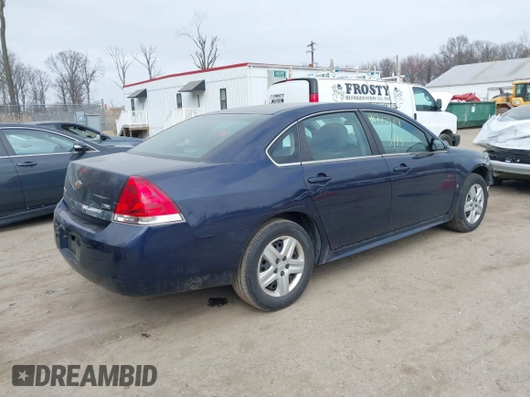 2010 Chevrolet Impala LS with VIN 2G1WA5EK0A1130681, listed as a IAAI auction lot 41777168 with 103,916 mi miles and . Bid and sale history available at DreamBid. Image 4.