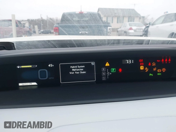 2019 Toyota Prius L Eco z VIN JTDKARFU8K3081187, wystawiony jako IAAI lot #41771346 z przebiegiem 64 864 mil mil oraz . Historia ofert i sprzedaży dostępna na DreamBid. Obrazek 7.