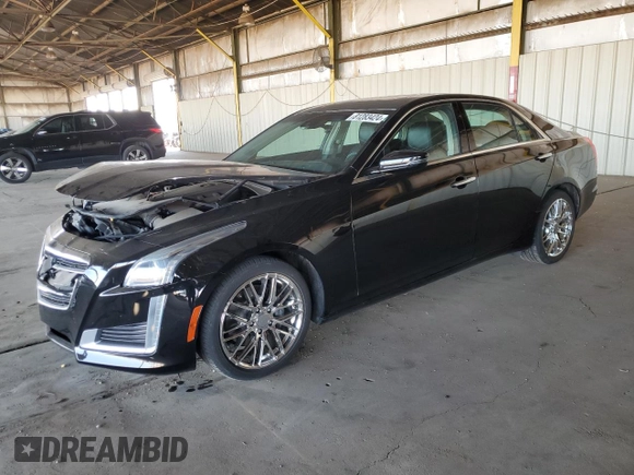 2016 Cadillac CTS Luxury Collection AWD with VIN 1G6AX5SS2G0114705, listed as a Copart auction lot 81283424 with 72,291 mi miles and Salvage Title. Bid and sale history available at DreamBid. Image 1.